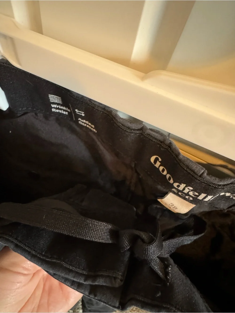 Goodfellow & Co Black Flat-Front Cotton Shorts